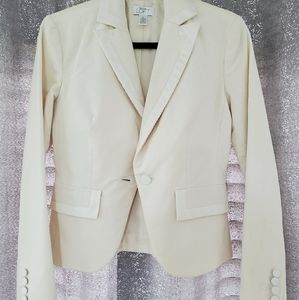 Off-white corduroy jacket